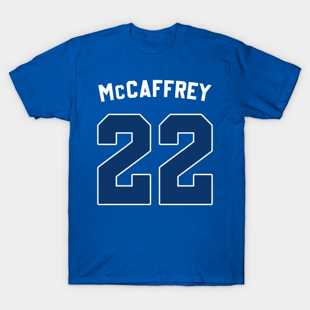 Christian McCaffrey Back T-Shirt by Cabello's